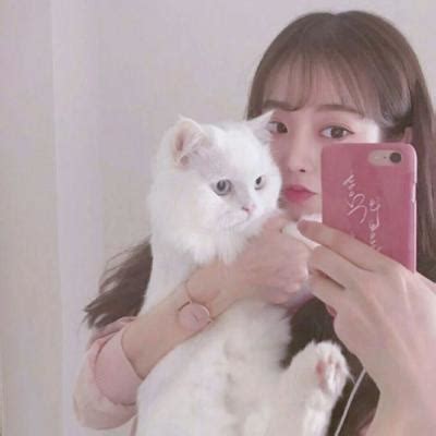 温柔治愈头像宠物女生