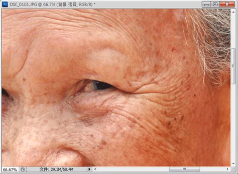 淡化老人皱纹的方法_照片处理_PS家园网