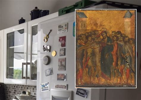 13世纪意大利画家奇马布埃的蛋彩画《Christ图片