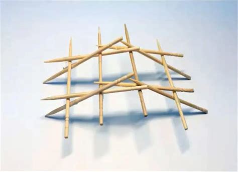竹建筑及其支撑结构的制作方法