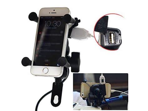 Mobile Phone Holder with Charger - Bike Spares Bd