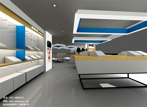 数码科技店面3D模型和效果图图片下载_红动中国