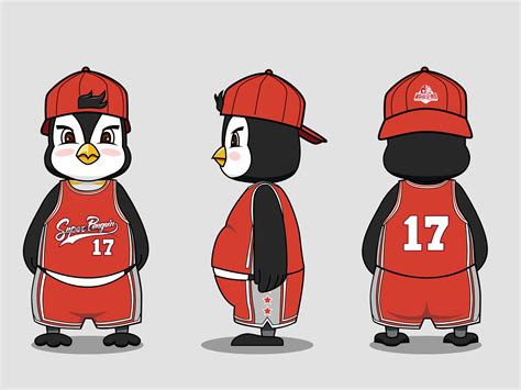 腾讯超级企鹅篮球名人赛吉祥物_P_Lover-站酷ZCOOL
