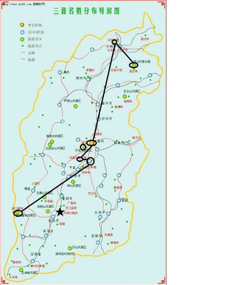 山西省朔州市旅游地图高清版_山西地图_初高中地理网