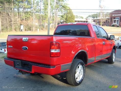 Bright Red 2007 Ford F150 XLT SuperCab 4x4 Exterior Photo #46923665 ...