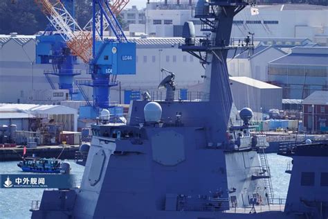 日海自新型宙斯盾舰“摩耶”号下水 搭载可与美军协同作战能力系统_国际新闻_环球网