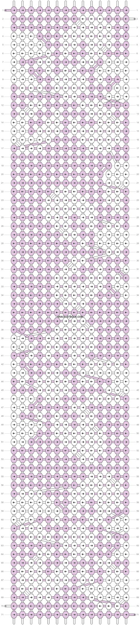 Alpha pattern #4847 variation #245632 | BraceletBook