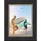 18x26 Contemporary Black Complete Wood Picture Frame with UV Acrylic ...