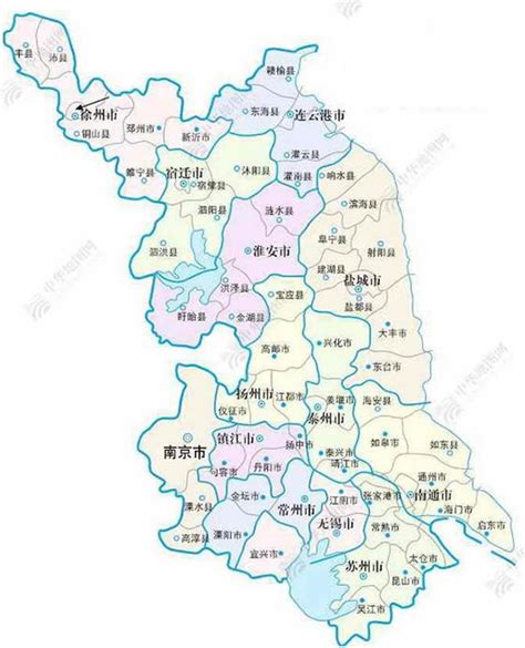 江苏地图高清全图矢量可编辑全省市行政区划地图_文档下载