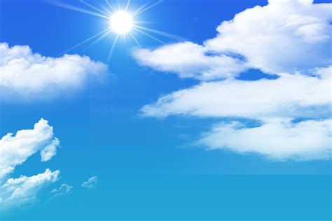 美丽的蓝天白云和太阳的背景图片-美丽的蓝天白云和太阳背景素材-高清图片-摄影照片-寻图免费打包下载