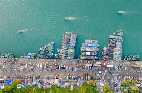 海南陵水：繁忙的新村渔港-人民图片网