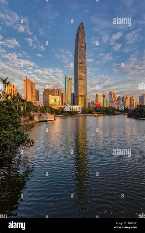 Scenery of Jingji 100 Building, Shenzhen Stock Photo - Alamy
