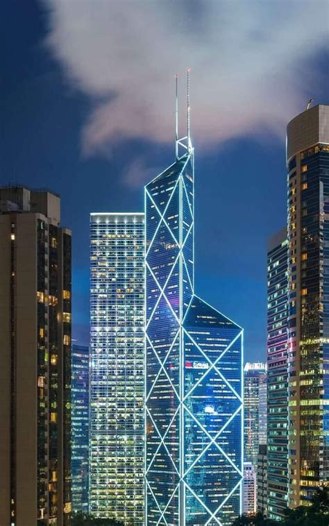 一个极致高差处理案例，贝聿铭香港中银大厦搂底景观-景观设计-筑龙园林景观论坛