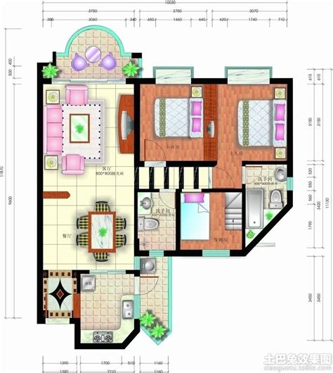 90平米三室一厅户型图，三室一厅户型分析-模范家装修网