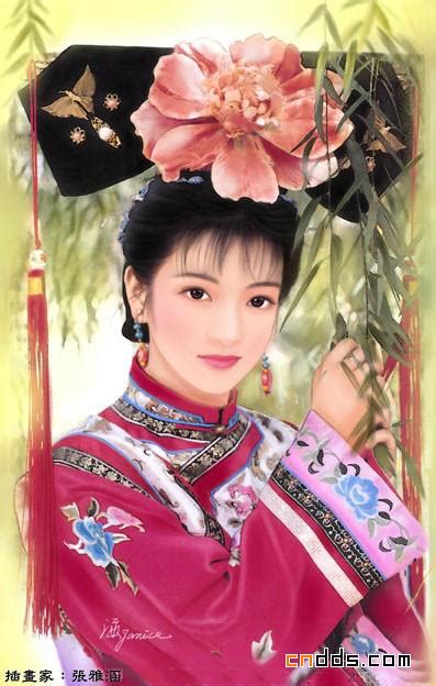 张雅涵手绘古典美女插画作品欣赏- 中国风