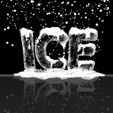 冰块艺术文字PNG图片素材下载_冰块PNG_熊猫办公