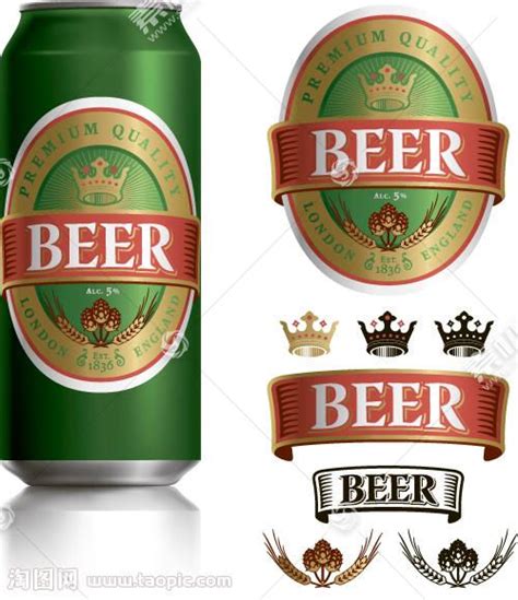 啤酒商标图标设计设计图__餐饮美食_生活百科_设计图库_昵图网nipic.com