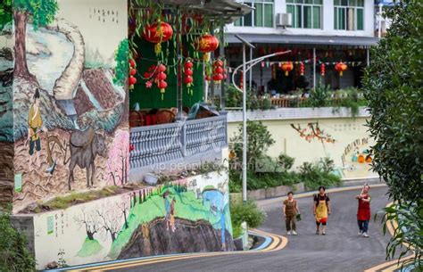 四川宜宾：农耕文化上墙 扮靓美丽乡村-人民图片网