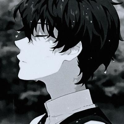 男生黑色非主流头像