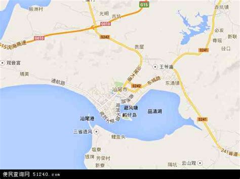 汕尾地图图片