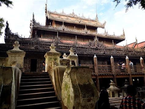 2024金色宫殿僧院 (Shwenandaw Kyaung)游玩攻略,整个建筑每个角落都缀满了繁...【去哪儿攻略】
