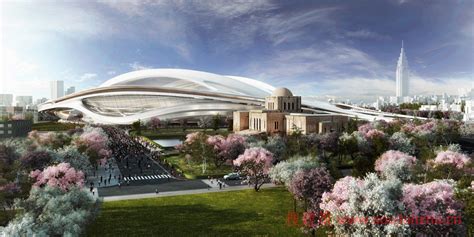 日本·东京2020年奥运会体育场---扎哈·哈迪德-搜建筑网