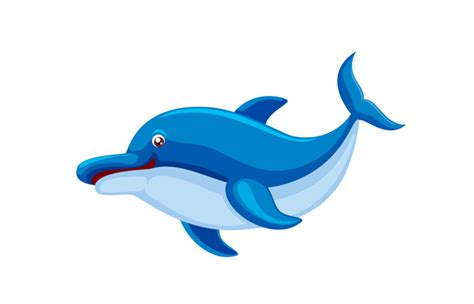 海豚卡通设计素材-海豚卡通图片免费下载-佳库网