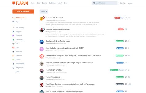 Flarum fully managed open source service | Elest.io