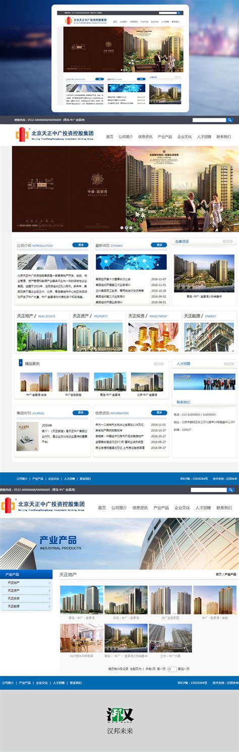 天正中广集团官网-汉邦未来北京网站建设公司