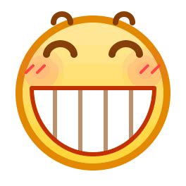 可爱呲牙表情包图片