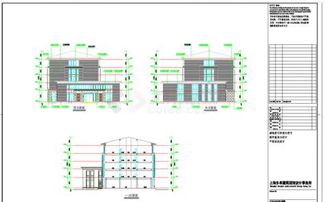 [山东]高密现代中式五层酒店建筑方案图CAD-宾馆酒店建筑-筑龙建筑设计论坛