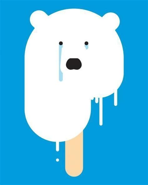 一组保护北极熊的创意海报设计，愿每个生命都能被世界温柔对待。