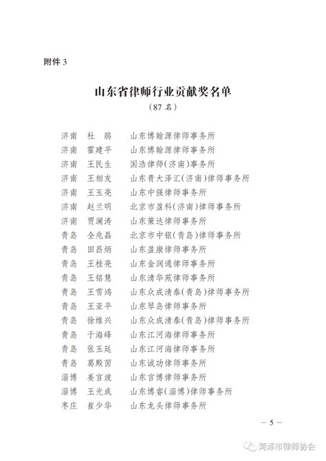 菏泽市十名律师荣获山东省律师协会荣誉表彰_菏泽市律师协会