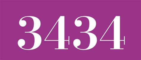 Numerologi 3434: Nummer Betydelse och kärlek | Valgorande