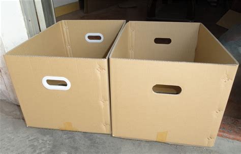 纸箱手工diy改造成精美实用的收纳盒 硬纸箱的手工创意改造制作教程(2)[ 图片/10P ] - 优艺星手工diy