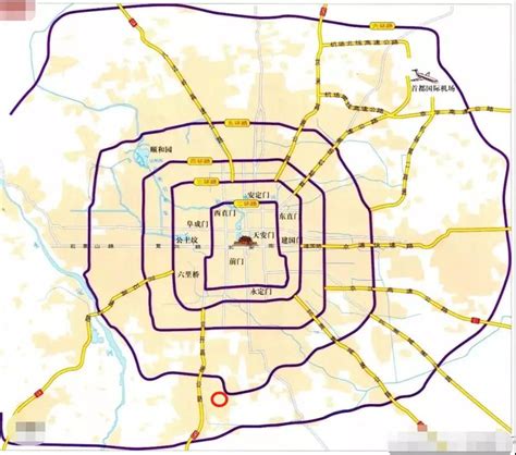 北京环线地图图片
