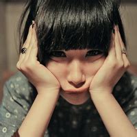 qq齐刘海非主流头像