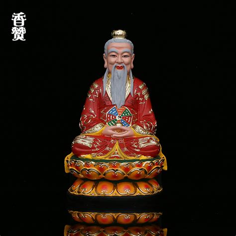 姜太公神像太上老君图片像树脂彩绘贴金河南佛像厂直销-阿里巴巴