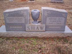 Febbie Verdra Shaw (1879-1958) - Find a Grave Memorial