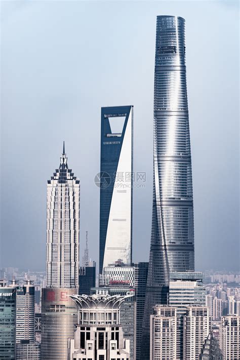 陆家嘴 浦东 金融区 写字楼 高楼 大厦 上海 城市-罐头图库