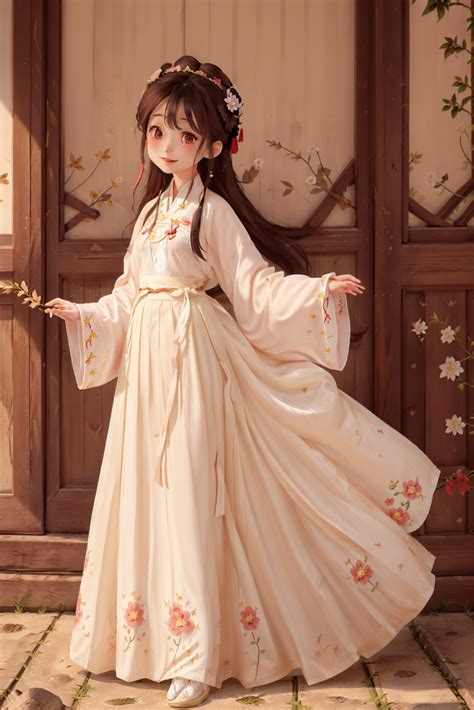 古风汉服娃娃图片