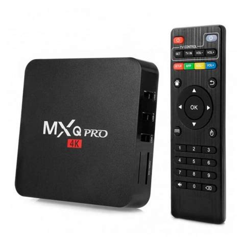 TVBox MXQ-PRO 4K - ANDROID 10.1 - 4GB + 64G Armazenamento | Universat ...