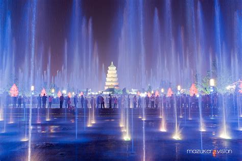 西安大雁塔广场音乐喷泉开放时间2022_旅泊网