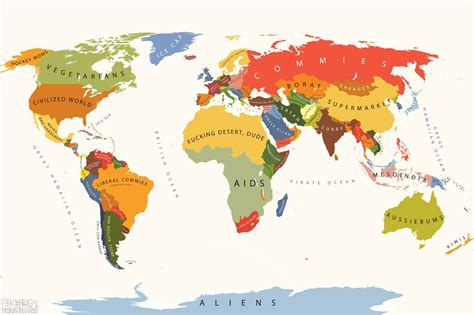 地图慧｜有趣的各国偏见地图大集合 - 知乎