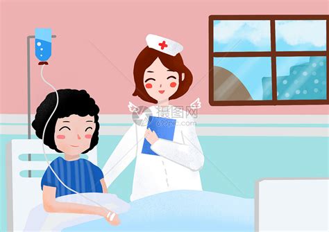 护士照顾病人图标免抠矢量插画素材元素素材下载-正版素材401473526-摄图网