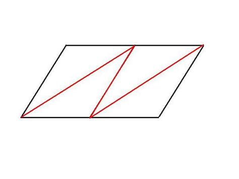 平行四边形容易变形.