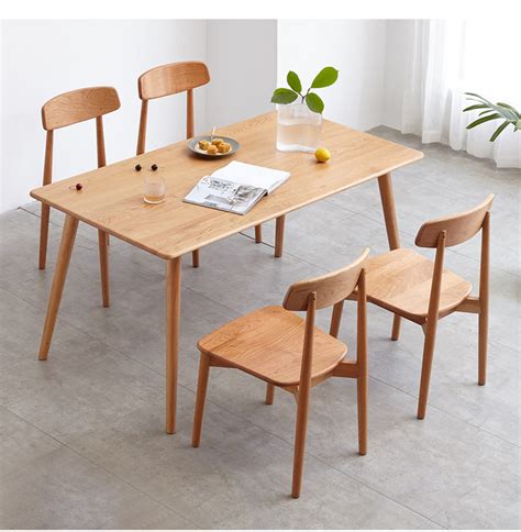 北欧实木系列之餐桌|空间|家装设计|视野家具设计 - 原创作品 - 站酷 (ZCOOL)