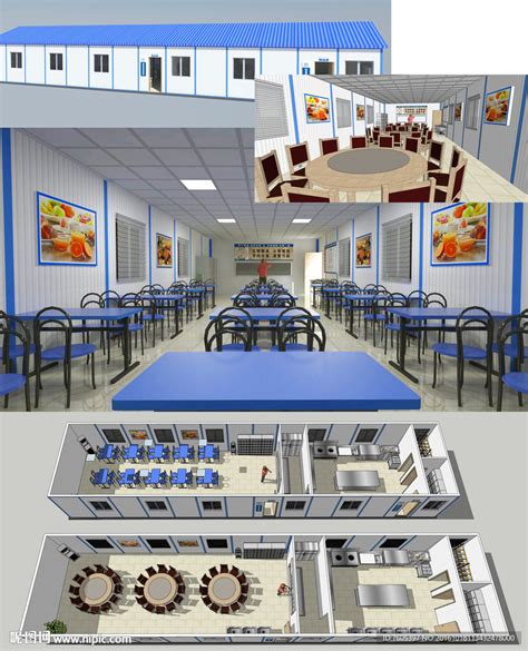 创新工业风-天拓公司员工餐厅装修设计