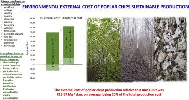 Environmental external cost of poplar wood chips sustainable production ...
