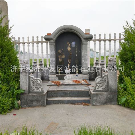 农村土葬父母合葬墓碑样式天键石业石雕墓碑